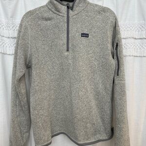 Patagonia Women's Better Sweater Quarter Zip Heather Gray
